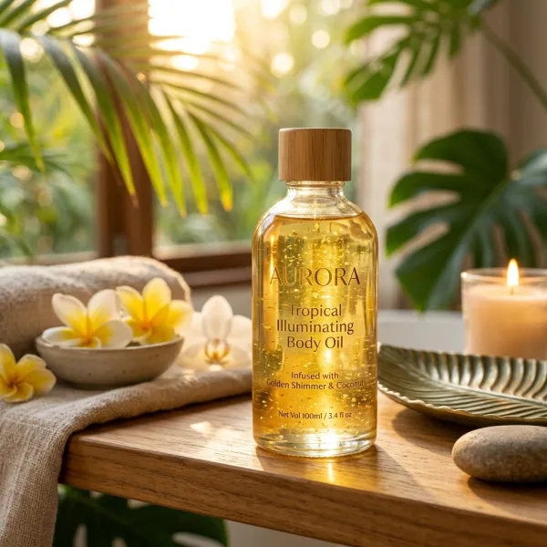 Promo 60% OFF: Descubre Aceite Corporal Iluminador con Destellos Gold