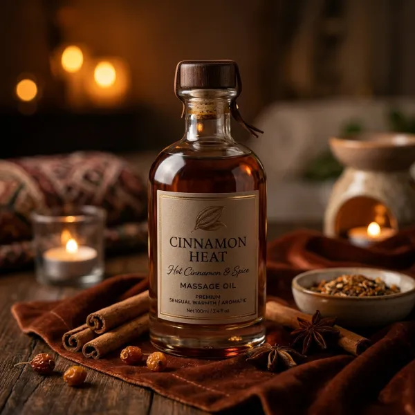 Promo 60% OFF: Descubre Aceite de Masaje Caliente "Fuego Canela"