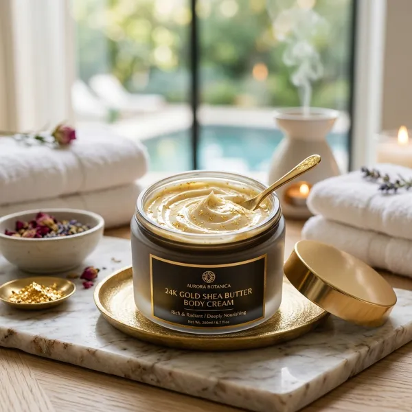 Promo 60% OFF: Descubre Crema Corporal de Karité y Oro 24k