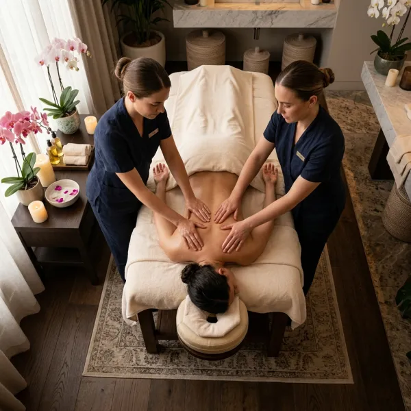 Masaje Relax Dama a 4 Manos — Maison de Soie, spa en Monterrey